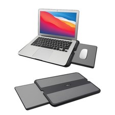 MAX SMART Portable Laptop Lap Pad, Laptop Desk with Retractable Mouse Tray, Anti picture