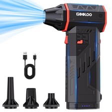 GOOLOO F5S Compressed Air Duster, 180000RPM Super Power, 3-Speed Adjustable picture