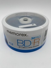 Memorex BD-R Blu-ray 25GB 6x Single Layer Recordable 30-Pack Spindle picture