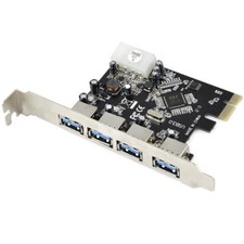 PCI-E Express to USB 3.0 controller Expansion Card Adapter 4-Port 5Gbps for PC picture