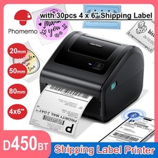 4x6 Thermal Shipping Label Printer d450-bt machine for USPS UPS FedEx eBay Lot picture