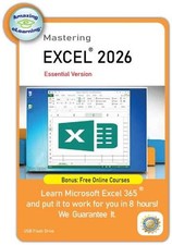 Learn Microsoft Excel 365 Course 2026 For Beginners on USB Flash Drive picture
