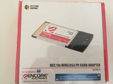 Encore Electronics ENPWI-N 802.11n Wireless PC Card Adapter NEW S12 picture
