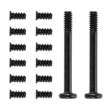 100Pcs (50pcs #6-32x30, 50pcs M5x10) Computer Case Fan Screws Kit for DIY, Black picture