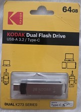 Kodak Dual Flash Drive, DUAL K273 SERIES, with a 64GB capacity. picture