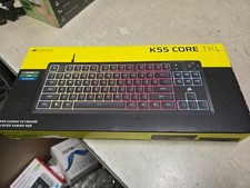 CORSAIR - K55 CORE TKL RGB Gaming Keyboard 8-Zone RGB Tenkeyless Black sealed picture