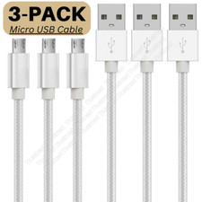 1-3X Lot Micro USB Cable Fast Charger Cord 10ft For Motorola Samsung Android LG picture