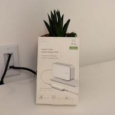 New Moshi ProGeo USB-C Laptop Charger 65W White/Silver 99MO022146 picture