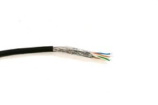 10ft PhantomCat Stranded Copper Shielded Black Network Cable - CAT5E CAT6A S/FTP picture