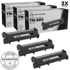 LD 3pk Compatible HY Black Laser Cartridge Set for Brother Toner TN660 Printer picture