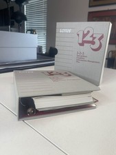 1984 Lotus 1-2-3 Release 1A Spreadsheet Software IBM PC Manual Box Set picture