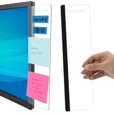 2pcs Computer Monitor Memo Board Set - Office Desk Accessories & Supplies picture