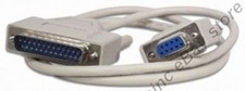Lot50x 3ft short DB9pin Female~DB25 Male Straight RS232 Serial/Modem Cable/Cord picture