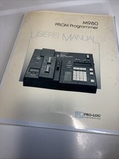 Pro-Log M980 PROM Programmer Users Manual picture