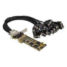 StarTech PEX16S550LP 16 Port PCIe Serial Card Low-Profile DB9 Yellow picture