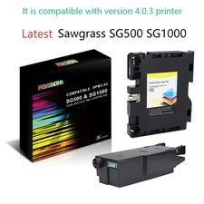 Latest Sawgrass SG500 SG1000 dye Sublimation Ink Cartridges&Waste Ink Collector picture
