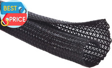 10Ft - 3/4 Inch Cord Protector Wire Loom Tubing Cable Sleeve Split Sleeving for  picture