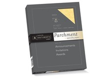 Southworth Parchment Paper 8.5 x 11 24 Lb Gold 100 Sheets picture