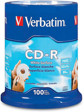 CD-R Blank Discs 700MB 80 Minutes 52X Recordable Disc for Data and Music with Bl picture