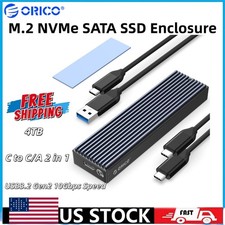 ORICO M.2 NVMe SATA SSD Enclosure 10Gbps USB-C Adapter for 2230/2242/2260/2280 picture