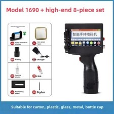 Multi-language Handheld Printer 12.7 Mm Inline Barcode Date Numeric Marking picture