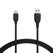 Amazon Basics USB-C to USB-A 2.0 Fast Charging Cable, 480Mbps 6-Foot, Black picture