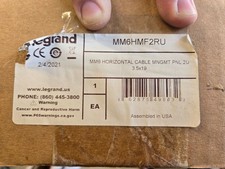 Legrand Ortronics Mighty Mo 6 Horizontal Cable Management Panel picture