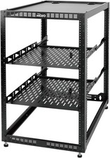 Versatile 20U Open Frame Server Rack - Wall Mounted or Floor Standing Use picture