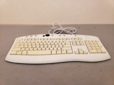 Vintage Logitech Access Wired Keyboard Y-SR34 White PS/2 **Tested picture