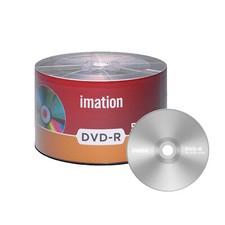 50 Pack Imation DVD-R 16X 4.7GB/120Min Branded Logo Blank Media Recordable Disc picture