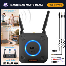 Long Range Bluetooth 5.3 Receiver, HiFi Wireless Audio Adapter, aptX HD, 3D Surr picture
