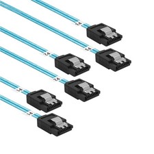 ADCAUDX SATA-III Cable:24 Inches,3 Pack Flexible Thin SATA Cable 2Ft picture