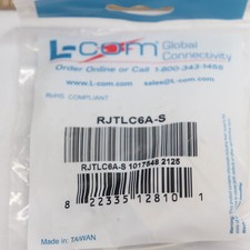 L-com Global Connectivity Straight Ethernet Connector RJ45 Jack Cat 6A RJTLC6A-S picture