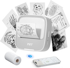 Impresora Termica Mini con 1 Rollo de Papel y Bluetooth para Notas y Fotos picture