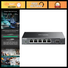 5-Port 2.5G Easy Managed Network Switch, High-Speed Ethernet Hub for Home/Office picture
