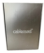 CableMod C-Series Classic ModMesh Sleeved kit Cable,Black/White (NEW-OPEN BOX) picture