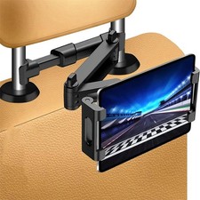 360° Car Back Seat Headrest Mount Tablet Holder for 5.5-10.2”  iPad Cell Phone picture