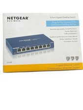 NETGEAR PROSAFE 8-PORT GIGABIT DESKTOP SWITCH #GS108- Serial # 6A310479A0B4B NEW picture