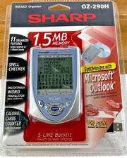 NOS SEALED Sharp Wizard OZ-290HII Organizer 1.5 MB Memory PDA Microsoft Outlook  picture