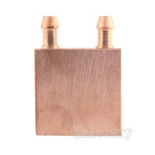 40x40mm Pure Copper Water Cooling Block for Computer, Copper-Color picture