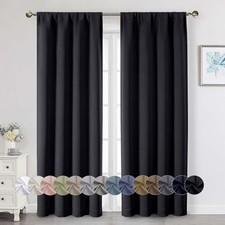 out Curtains 84 Inch Length 2 Panels Set, Soft 40