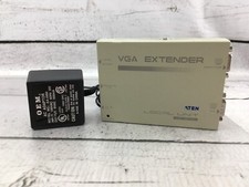 Aten VE-120 VGA Extender Local Unit w/ OEM Power Adapter – Video Signal Booster picture