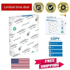 Eco-Friendly 8.5 x 11 Copy Paper, 500 Sheets - Smooth Finish, 92 Bright picture