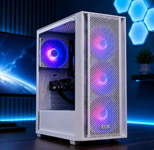White Gaming PC intel i7 4770 32 GB Ram Nvidia GTX 1660 Super 500GB SSD WIFI W11 picture