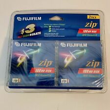 Fujifilm Zip 100 MB Disk IBM Formatted For Use With All Zip 250 Drives *2 Pack* picture