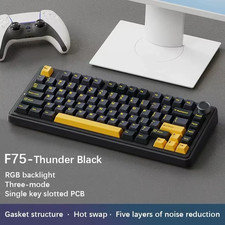 F75 2.4G Wireless/Bluetooth/Wired Gaming Mechanical Keyboard RGB Customized 75%  picture