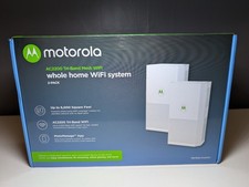 Motorola AC2200 Tri-Band Mesh WiFi System 2 Pack Whole Home Router 6000 SqFt New picture