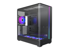 MONTECH KING 45 PRO ATX PC Case, Curved Panoramic Glass, Chimney Airflow, 360mm picture
