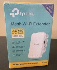 TP-Link AC750 Mesh Wi-Fi Extender RE230 - New SEALED BOX picture