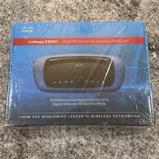 NEW/SEALED-Cisco Linksys E3000 High Performance Wireless-N Router Dual Band-READ picture